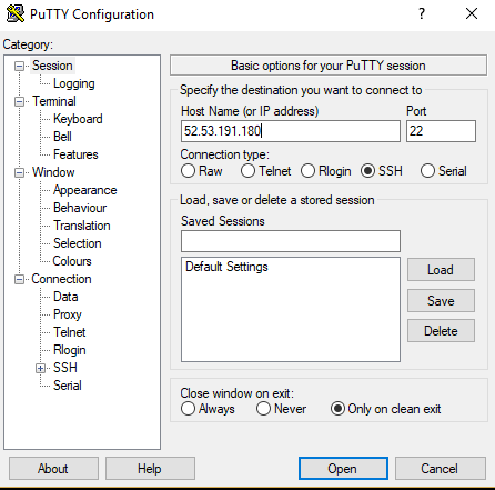 使用 windows 将 ssh 连接到 ec2 实例步骤 9